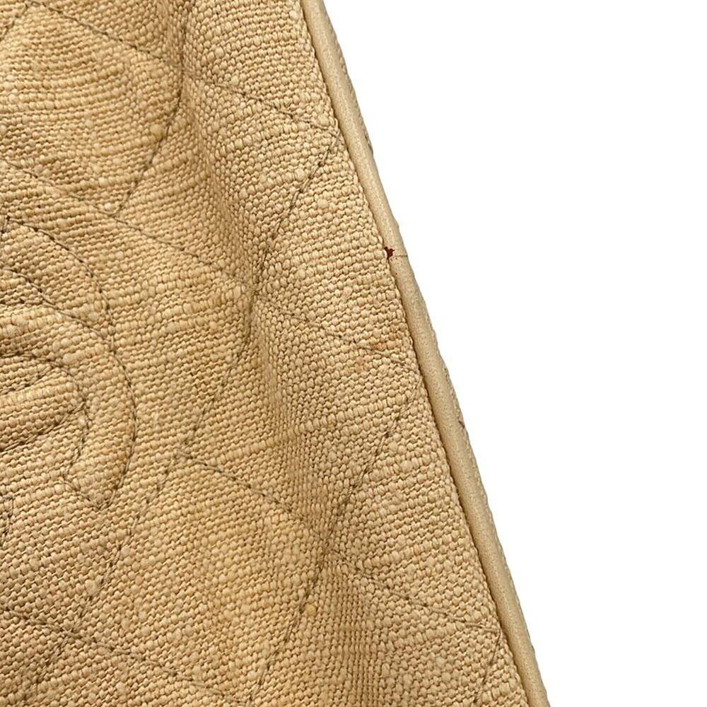 CHANEL Cream Leather Logo Shoulder Bag - Picture 7 of 16
